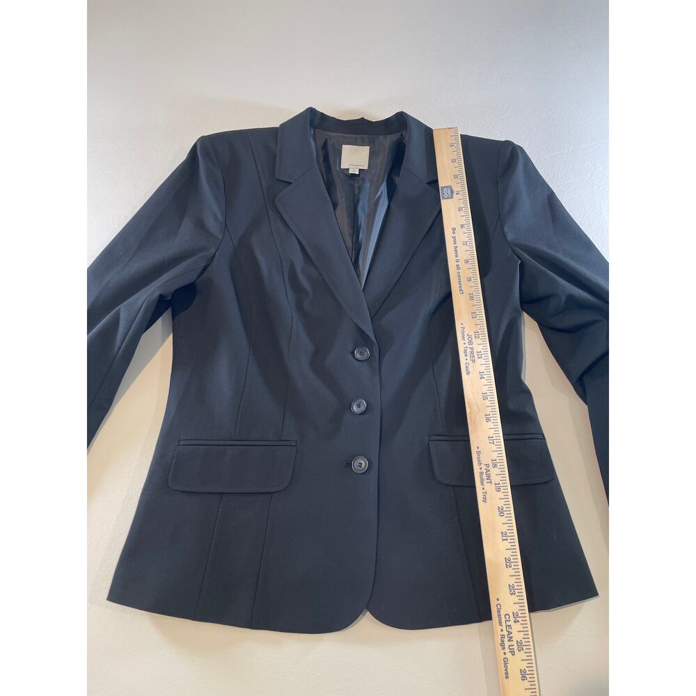 Halogen Black Singlebreasted 3button Blazer Size … - image 8